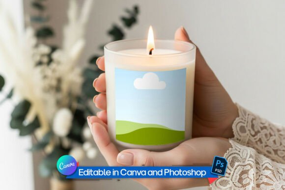 Download Soy Wax Candle Mockup - Premium Resources