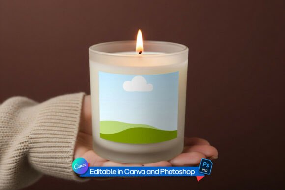 Download Editable Soy Wax Candle Mockup - Premium Resources
