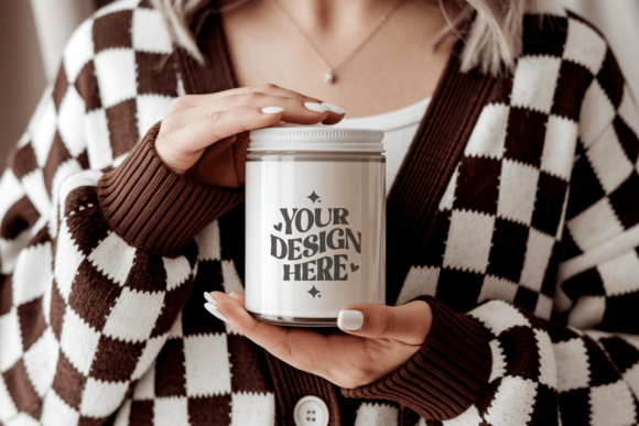 Download 9oz Scented Soy Candle Mockup 41 - Premium Resources