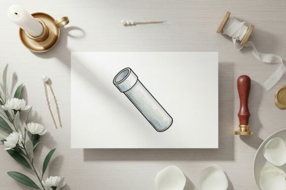 Download Clear Glass Tube with Open Top End - Clear glass Collection