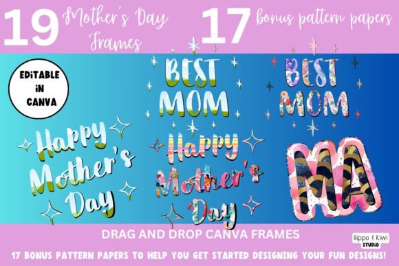 Download Mother's Day Custom Canva Frame Template - Custom canva frame Collection